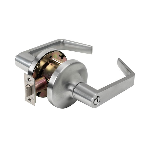 Tell Cortland Satin Chrome Classroom Lockset 2 in.